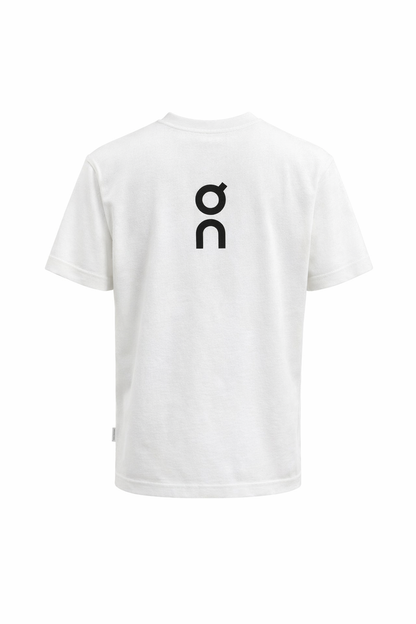 ON Rubber Logo White Tshirt For Men