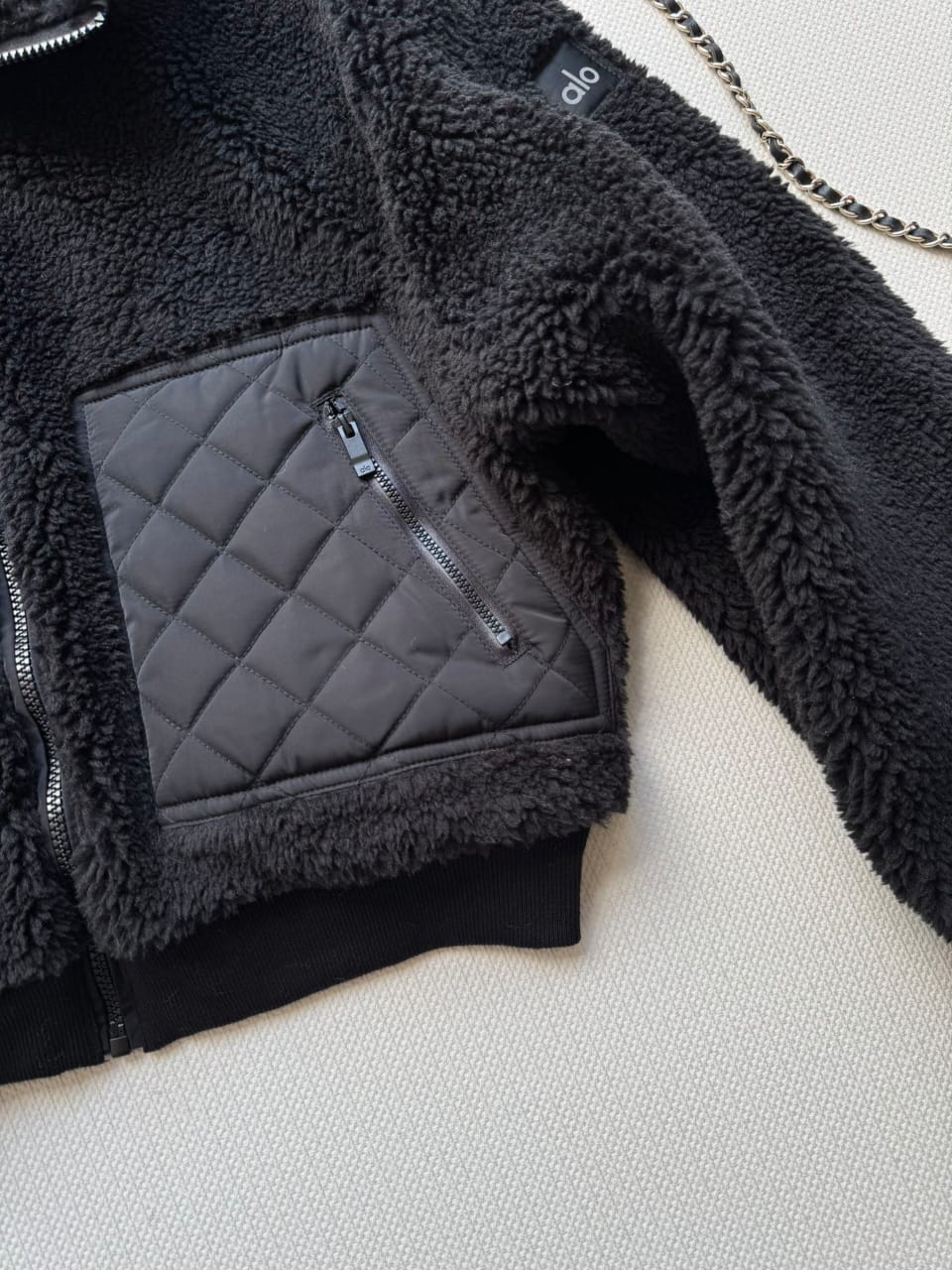 Sherpa Edge Bomber Jacket for Women