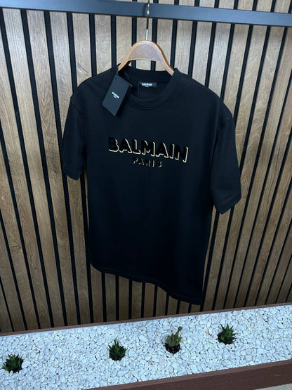 Chamois Logo Black Tshirt For Men