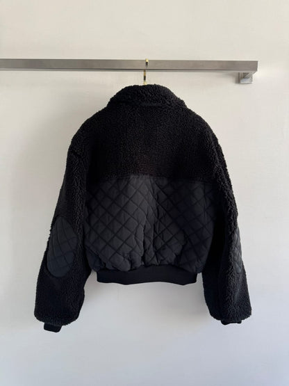 Sherpa Edge Bomber Jacket for Women