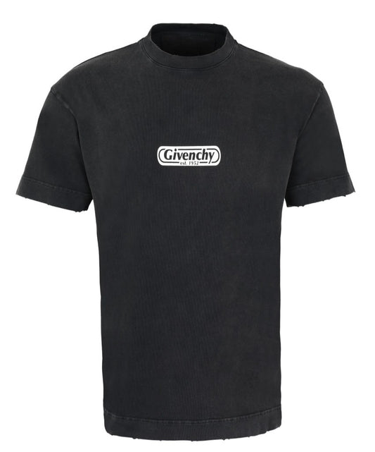 Givenchy Washed Grey Tshirt For Men