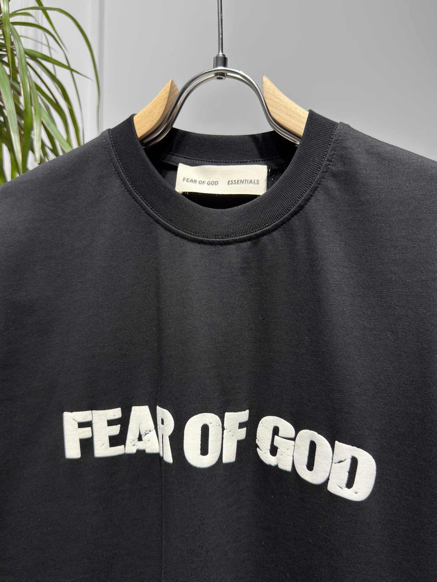 Fear Of God Black Tshirt For Men
