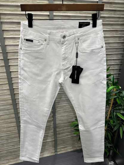 Dolce&Gabbana White Jeans For Men