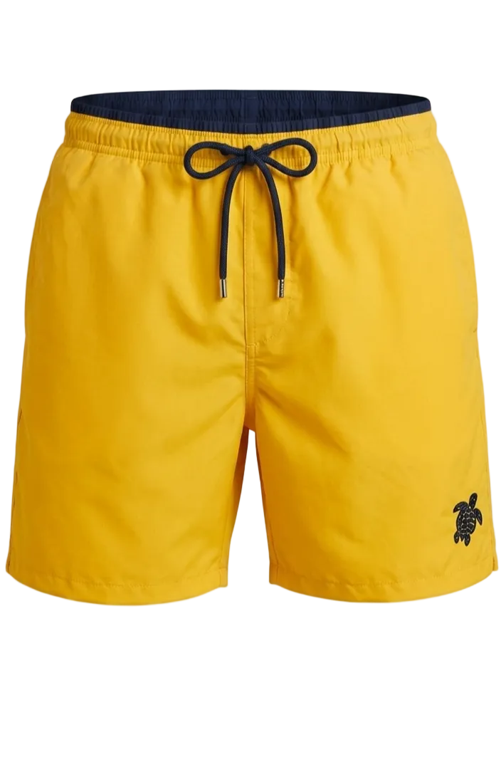 Vilebrequin Water Reactive Yellow Swim Short For Men