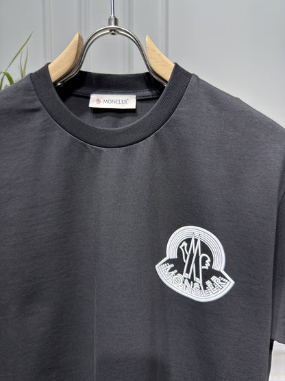 Logo-patch Black Tshirt For Men