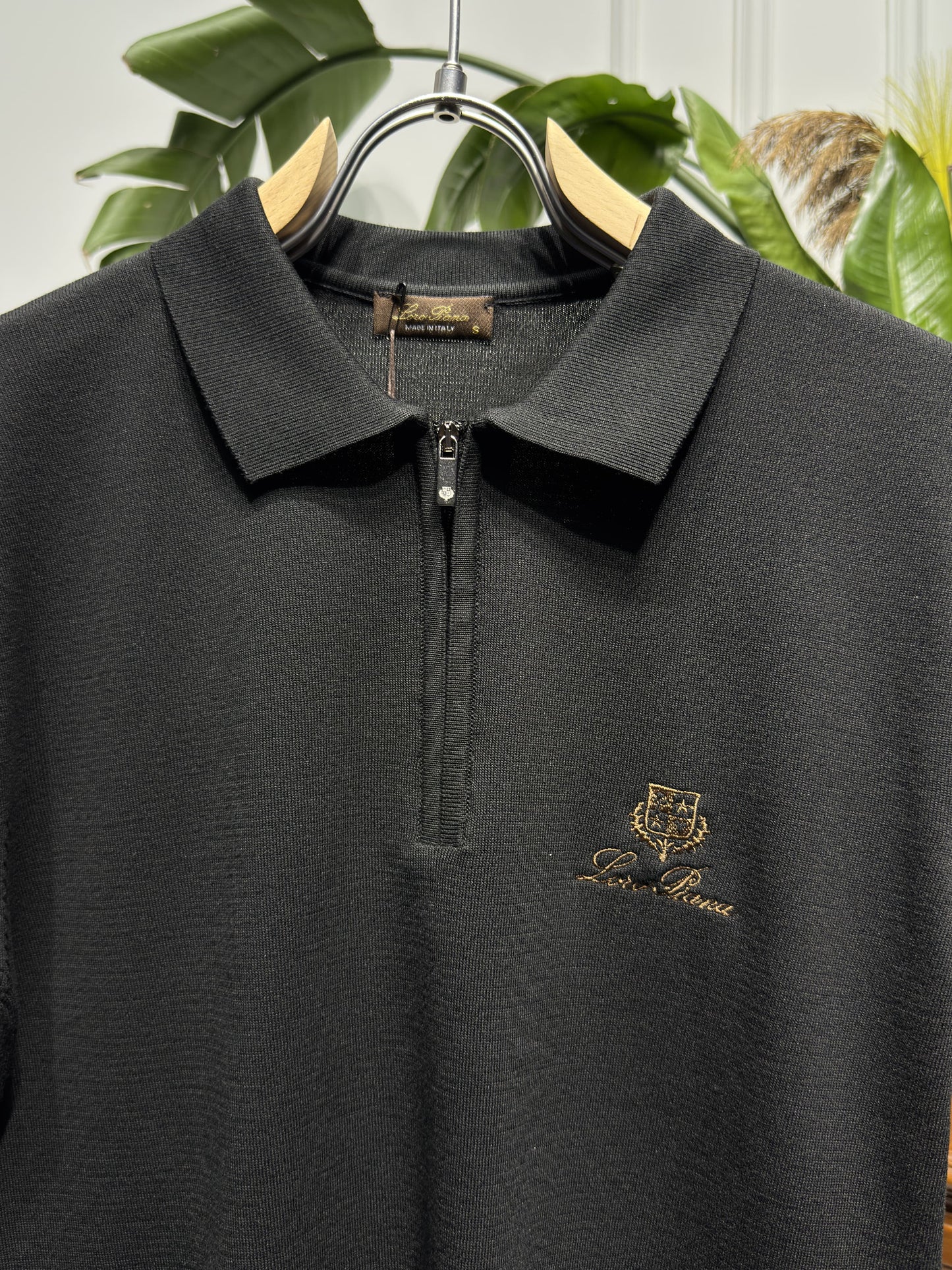 LP Embroidered Logo Black Triko For Men