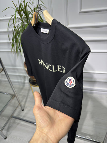 Graphic-logo Printed Black Tshirt For Men