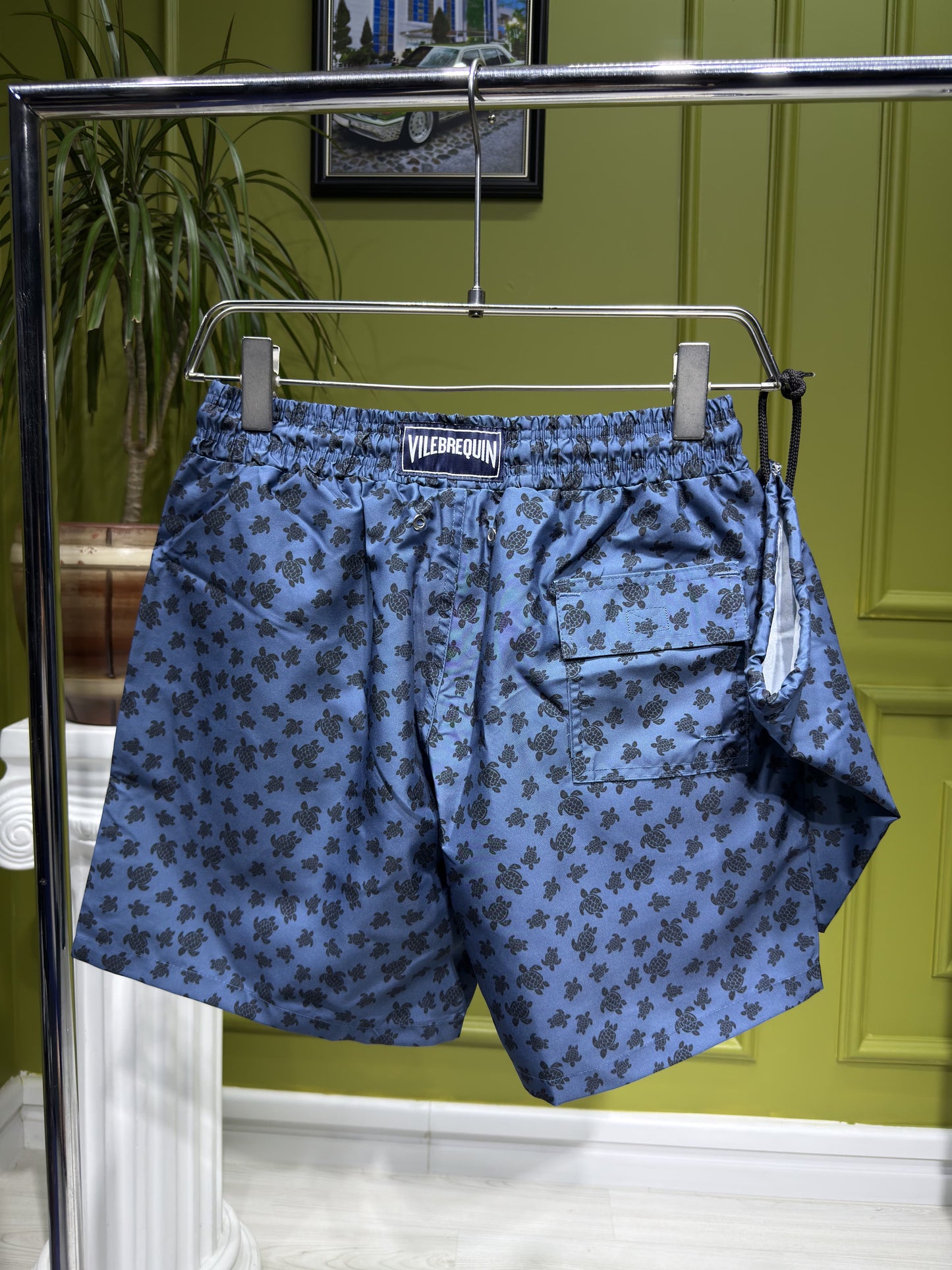 Vilebrequin Dark Blue Swim Short For Men