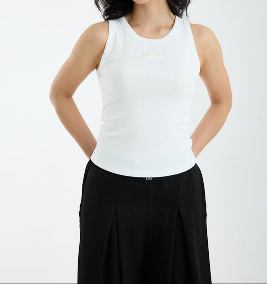 Celine Embroidered Logo Tank Top For Women