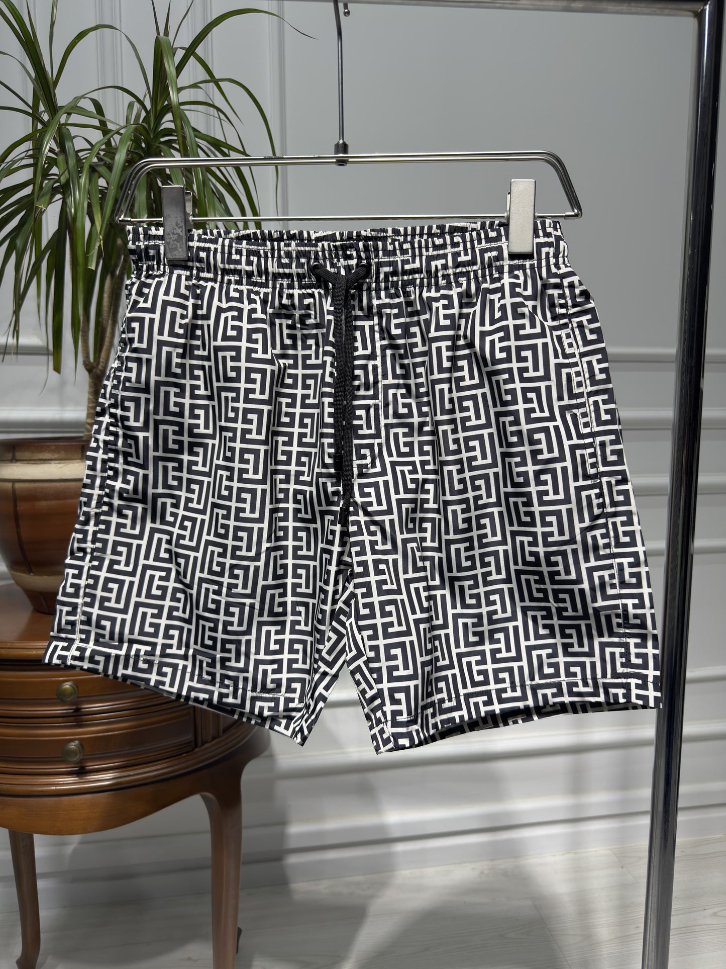 PB Labyrinth Print Swim Short For Men