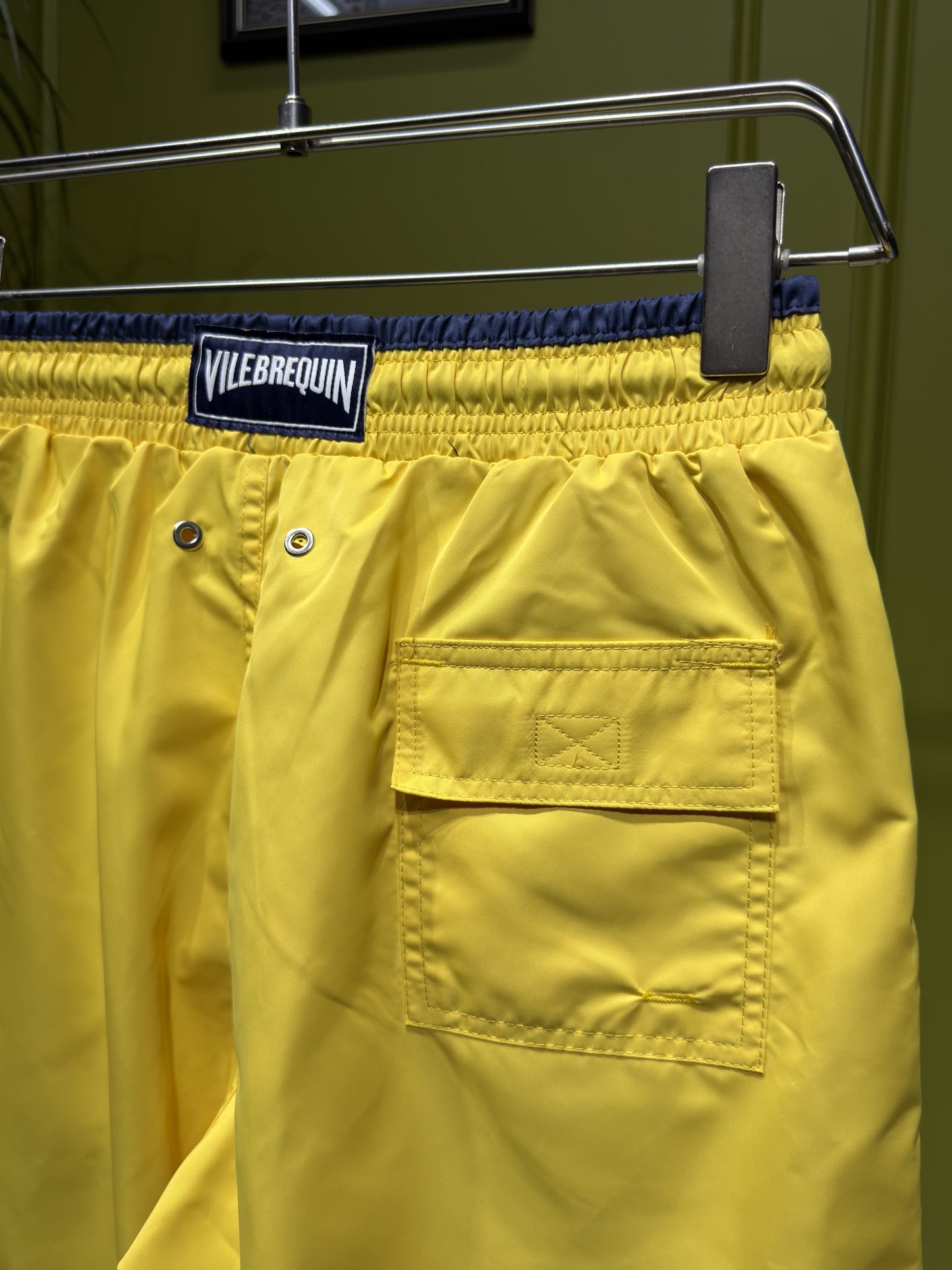 Vilebrequin Water Reactive Yellow Swim Short For Men