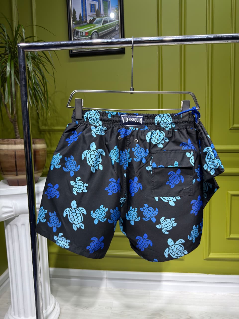 Vilebrequin Black Swim Short For Men
