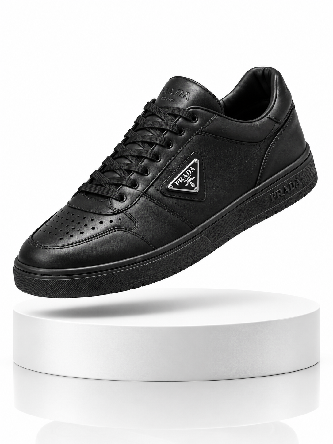 Prada Downtown Lace-Up Sneakers
