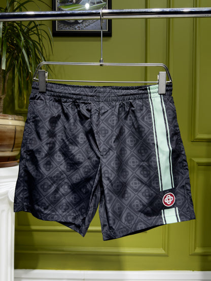Monogram Jacquard Stripe Swim Short For Men