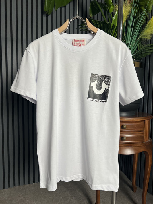 True Religion White Tshirt For Men