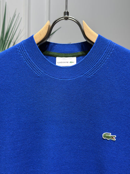 Lacoste Blue Knitted Tshirt For Men