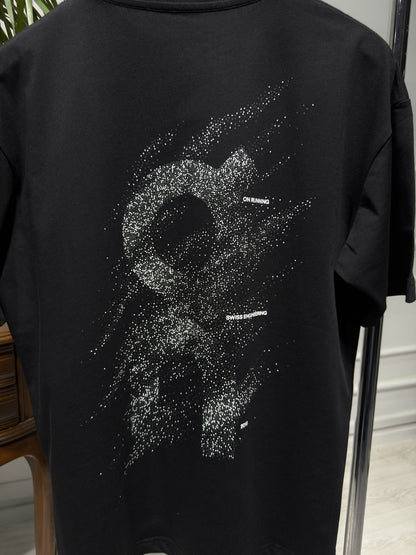 On Black Relaxed-fit Tshirt For Men
