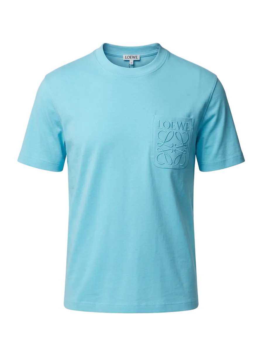 Loewe Embroidered Logo Pocket Tshirt For Men