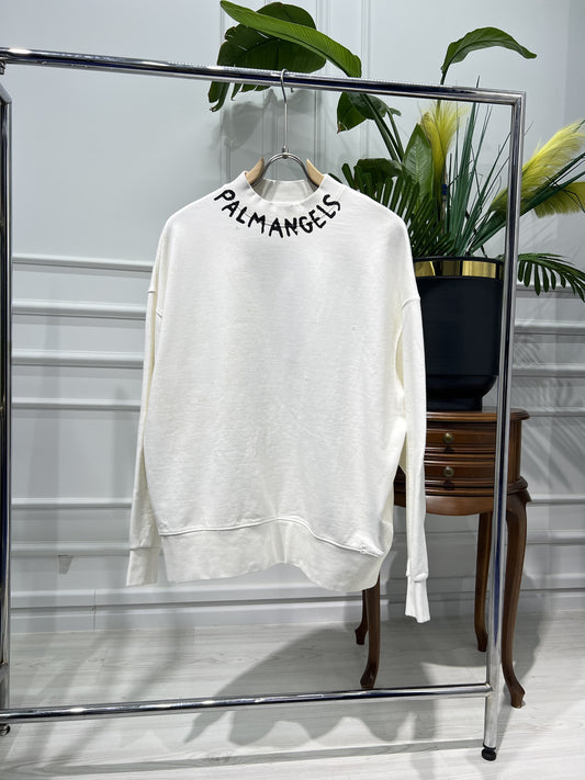 Palm Angels dirty/cutting sweatshirt for men