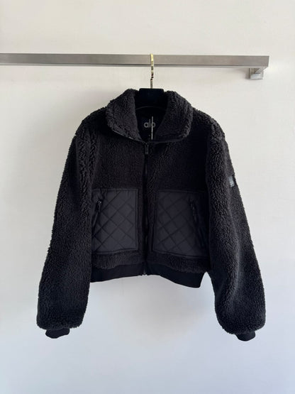 Sherpa Edge Bomber Jacket for Women