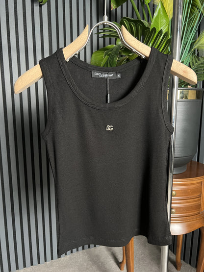 DG Metal Logo Tank Top For Women