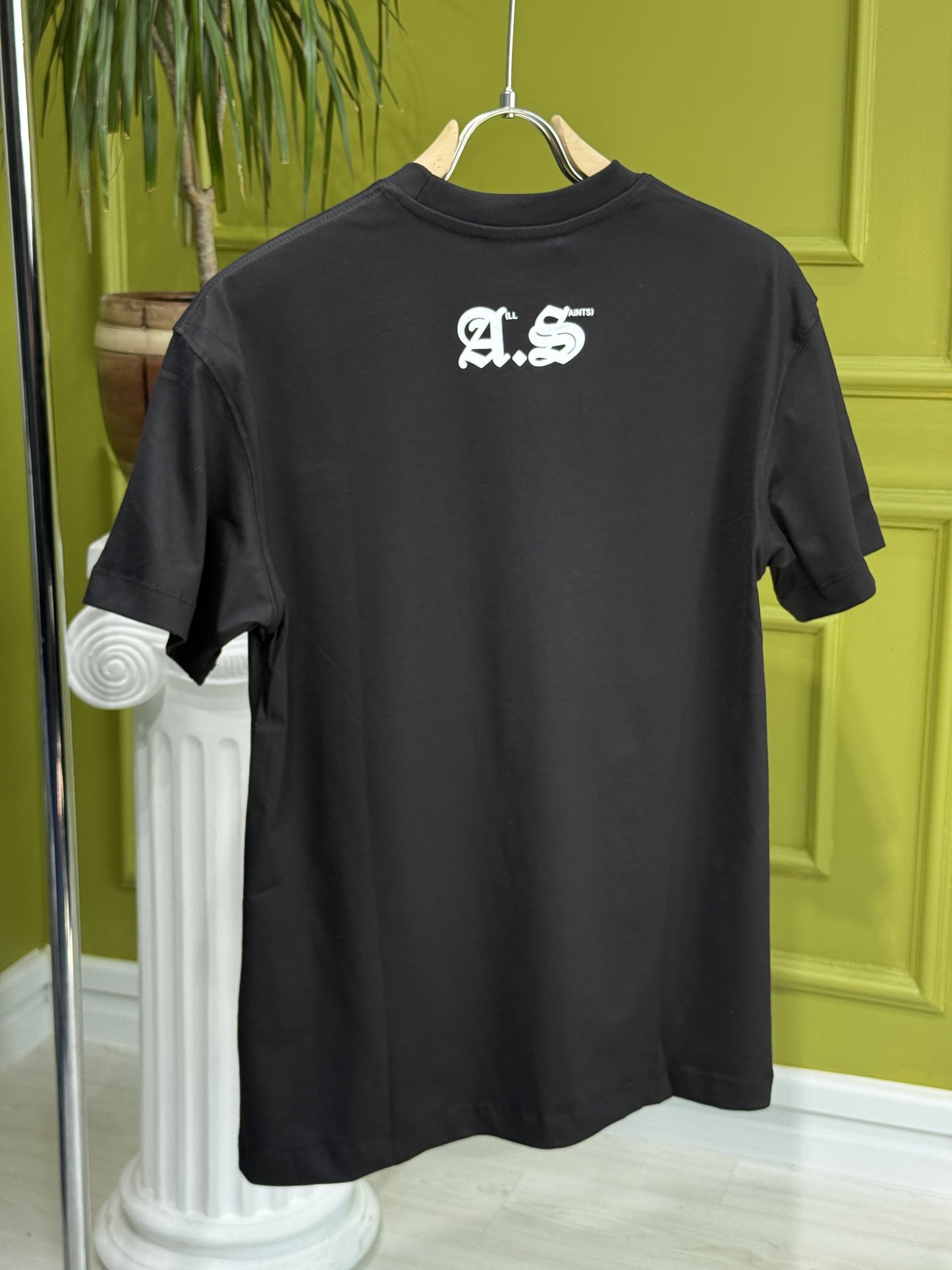 Allsaints Kindred Black Tshirt For Men