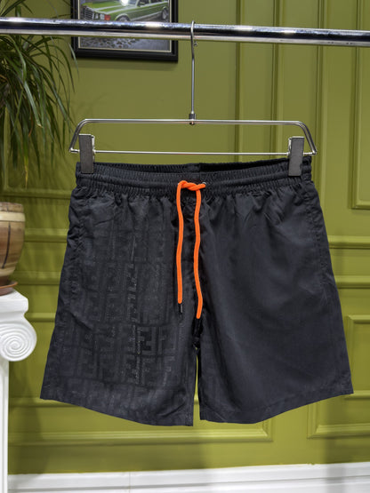 FF Water Reactive Black Swim Short For Men