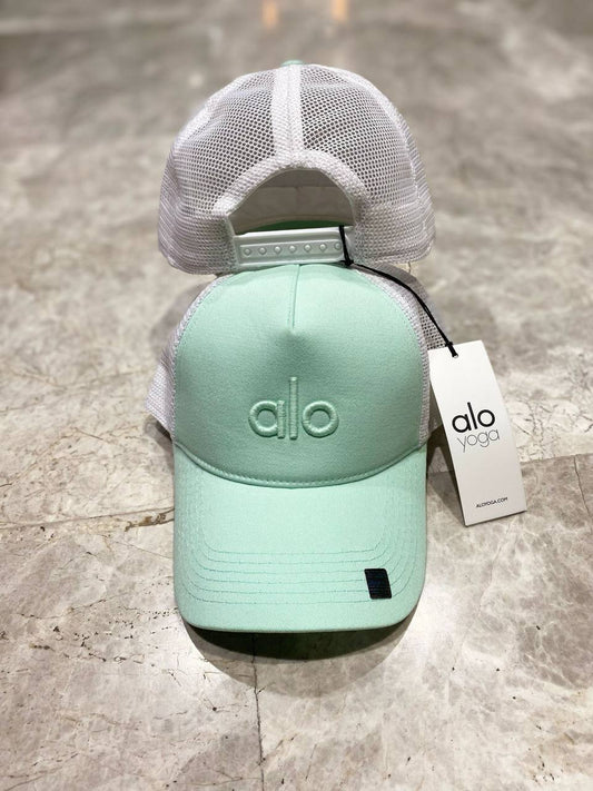 Alo Mint Green/ White Cap