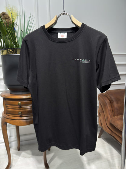 Glitch Orchid Black Tshirt For Men