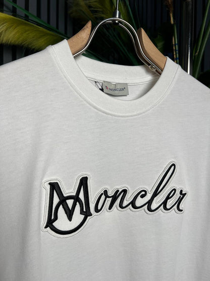 Moncler Embroidered Logo Tshirt For Men