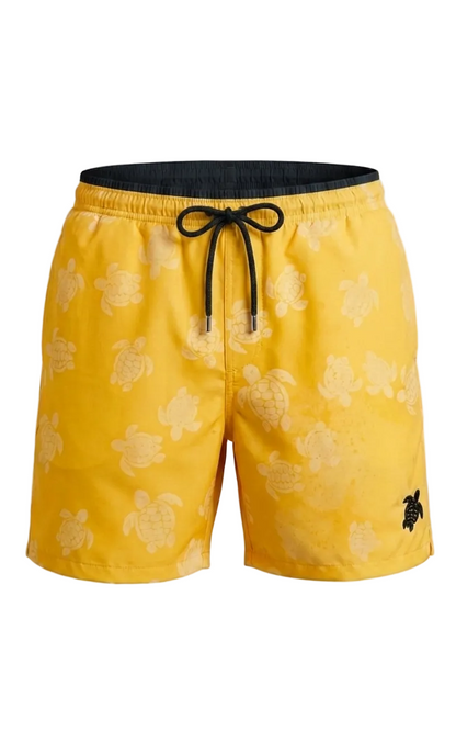 Vilebrequin Water Reactive Yellow Swim Short For Men