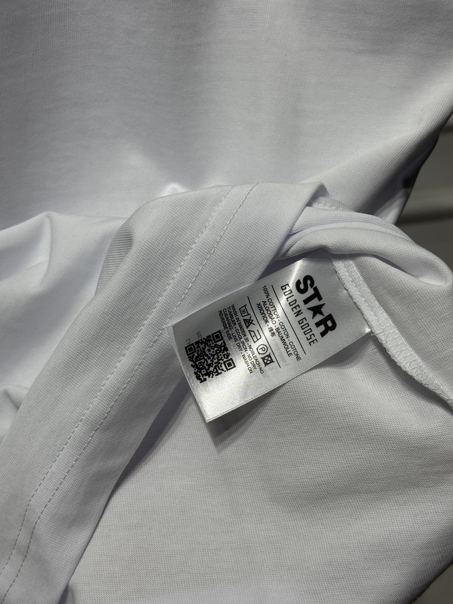 STAR Red Logo Printed White Tshirt For Men