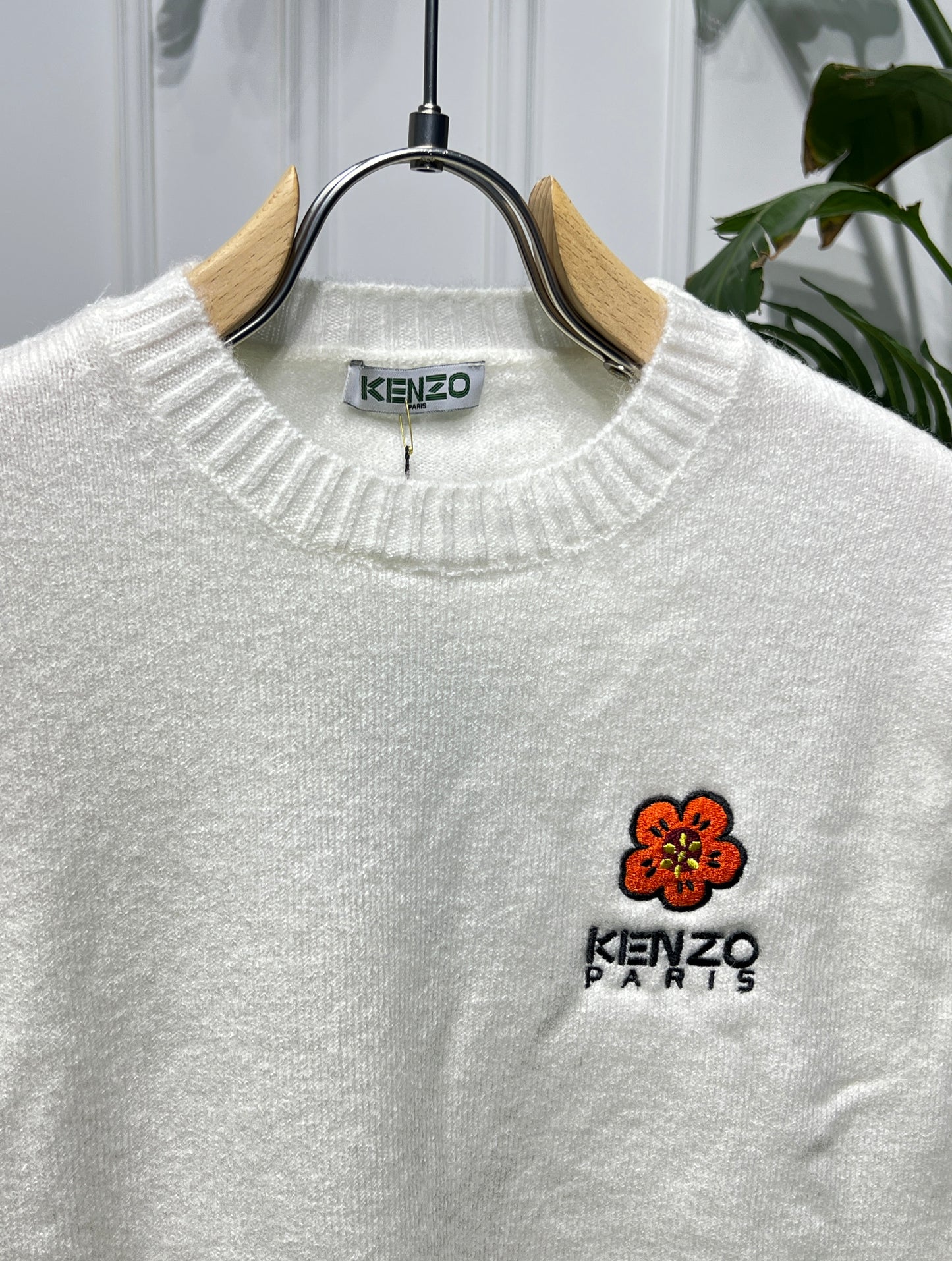 ' Boke Flower ' Offwhite Pullover for Women