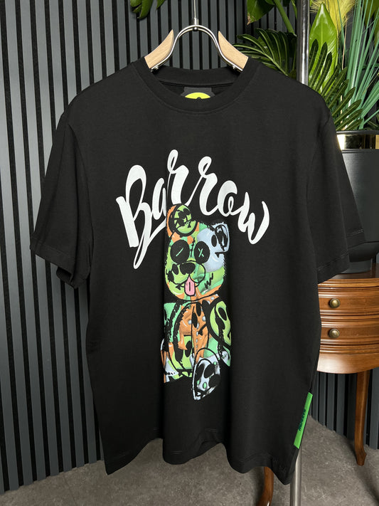 Barrow Logo Printed Black Tshirt For Men