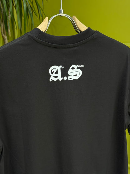 Allsaints Kindred Black Tshirt For Men