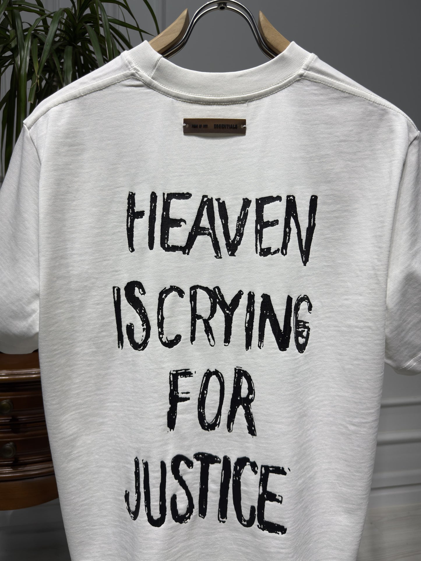 Fear Of God White Tshirt For Men