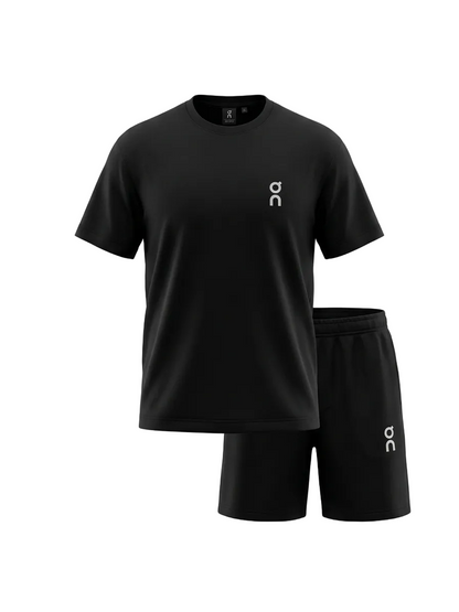 On Reflective Logo Two-Pieces Set For Men