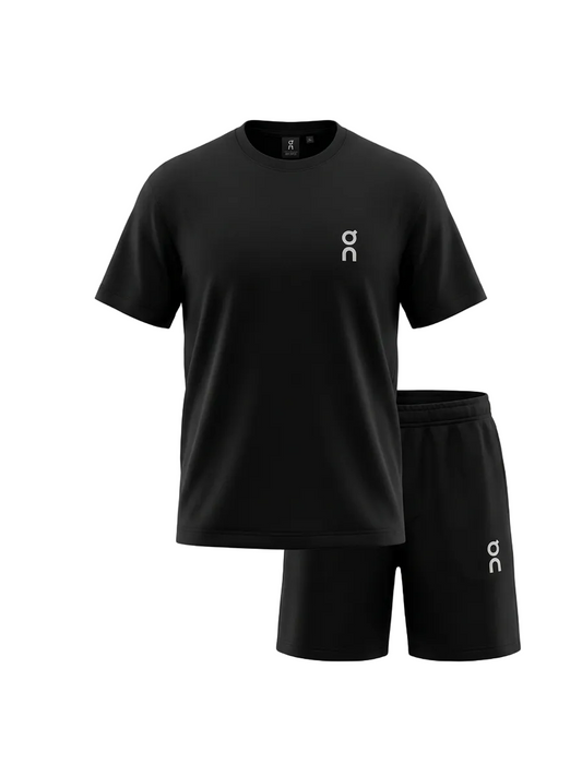 On Reflective Logo Two-Pieces Set For Men