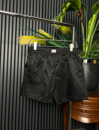 D&G Logo-plaque Black Swim Short For Men