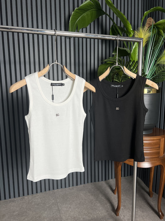 DG Metal Logo Tank Top For Women