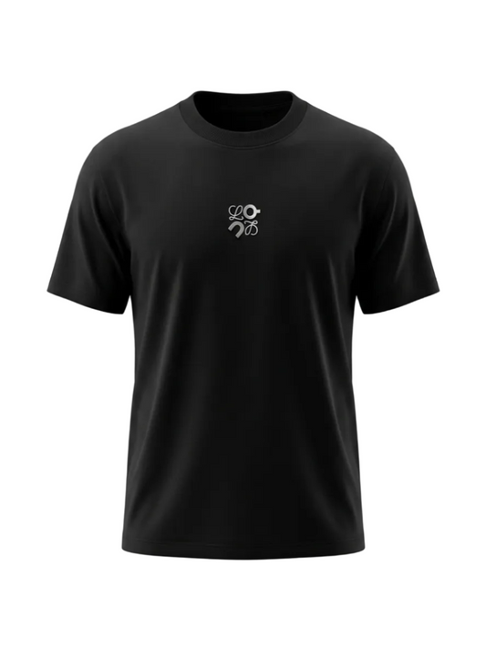Loewe×On Reflective Logo Black Tshirt For Men