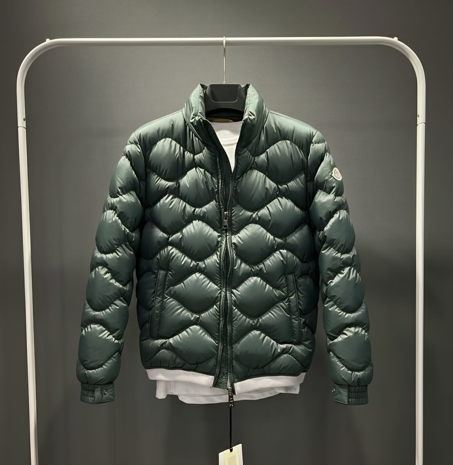 MONCLER Dark Green Puffer Jacket