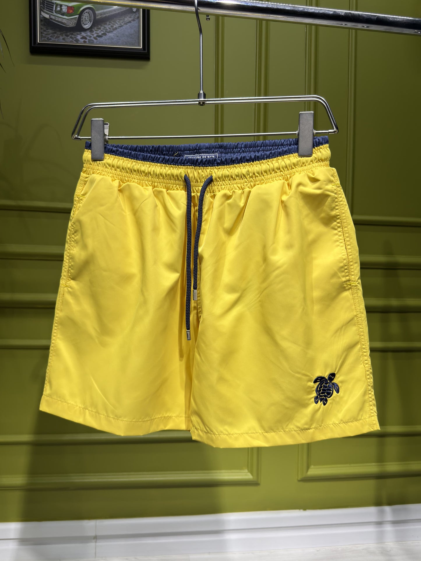 Vilebrequin Water Reactive Yellow Swim Short For Men