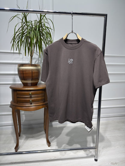Loewe×On Reflective Logo Dark Brown Tshirt For Men