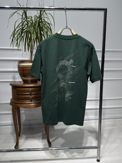 On Dark Green Relaxed-fit Tshirt For Men