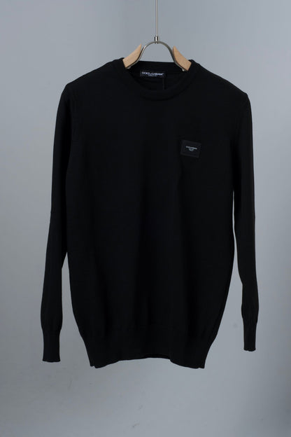 Dolce&Gabbana Black Pullover For Men