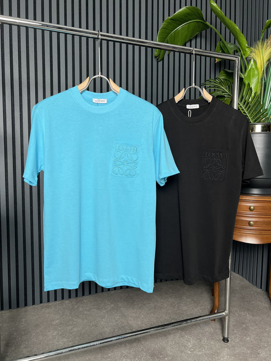 Loewe Embroidered Logo Pocket Tshirt For Men