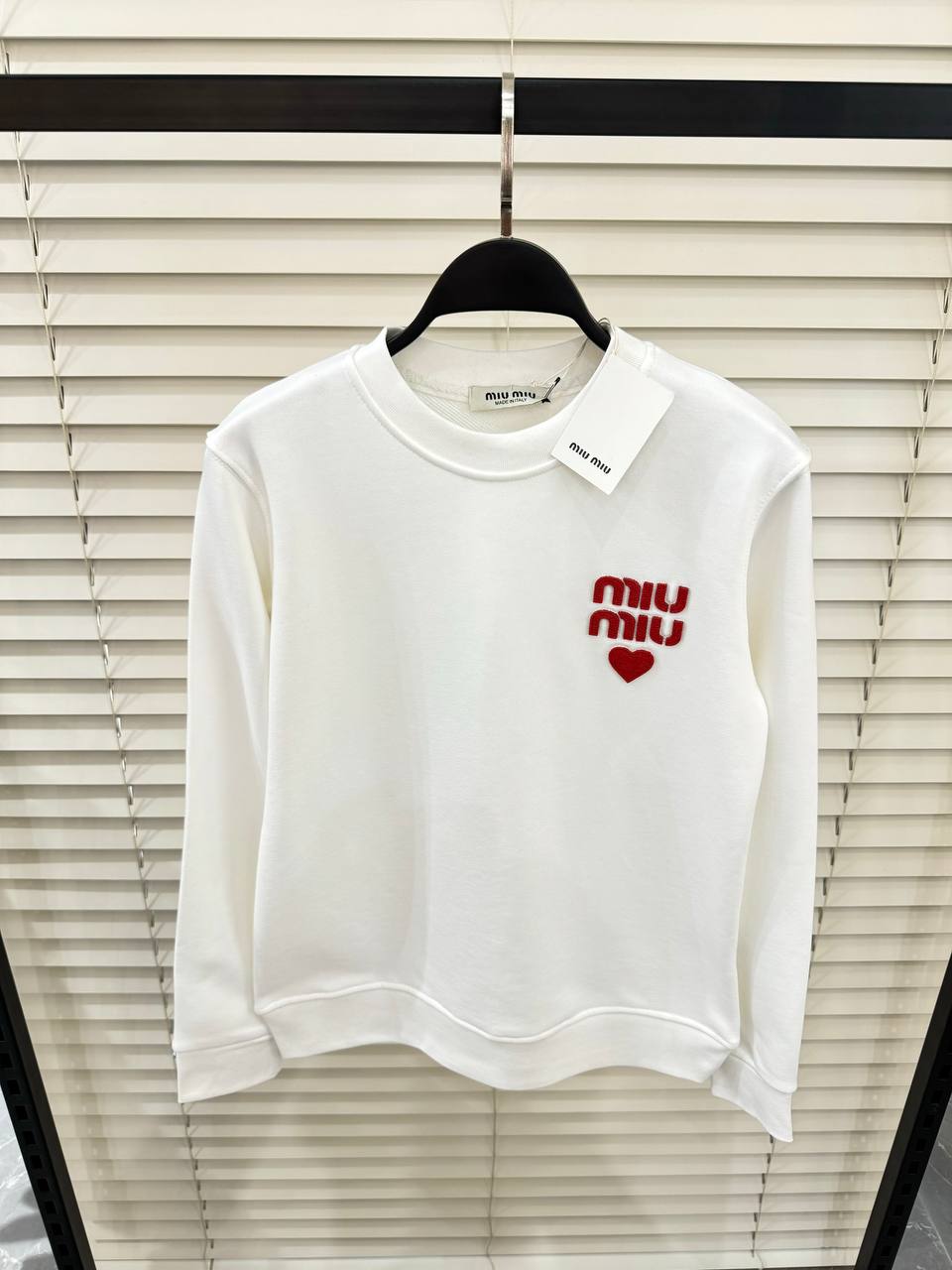 MIUMIU White Sweatshirt For Women