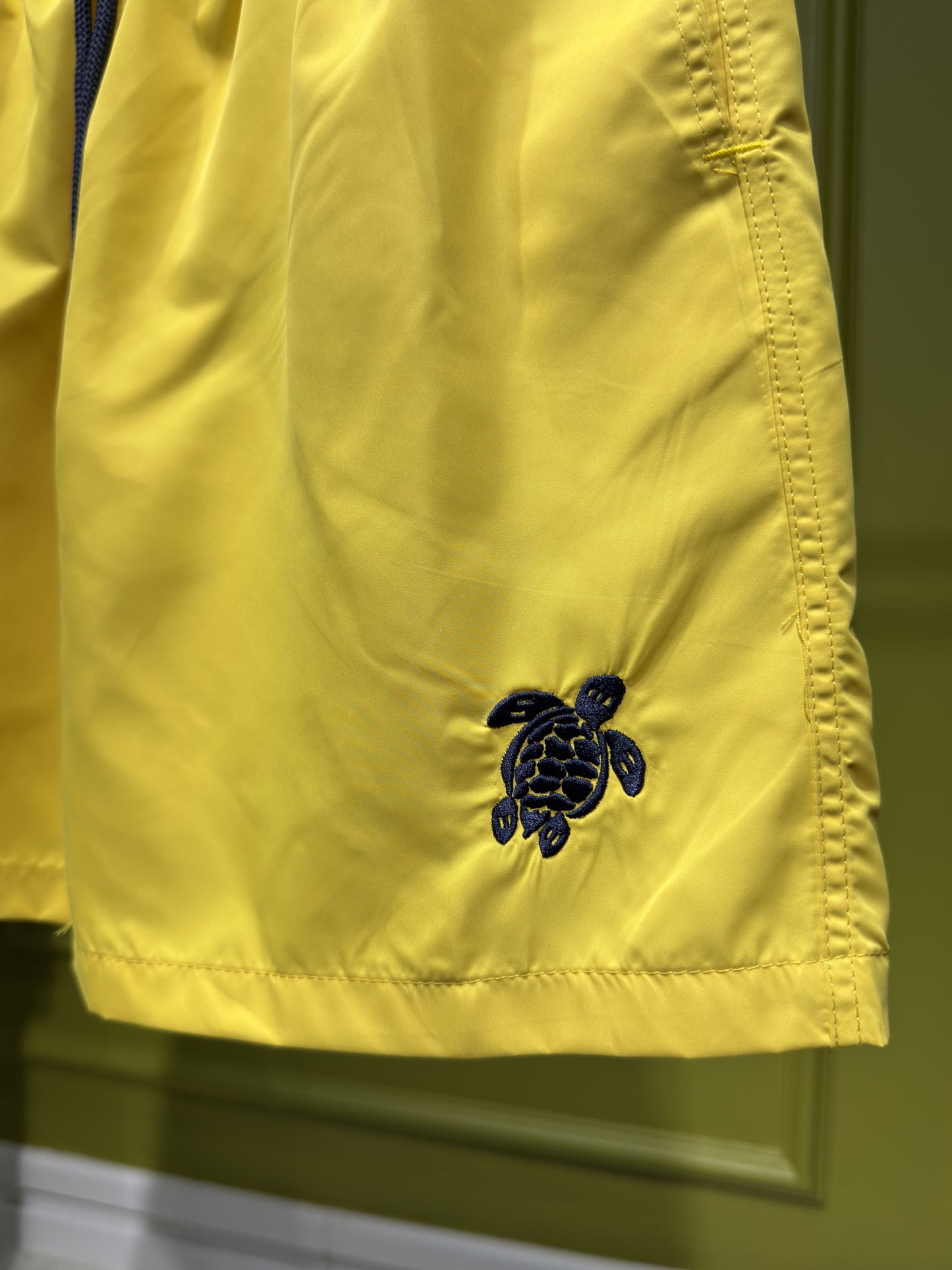 Vilebrequin Water Reactive Yellow Swim Short For Men