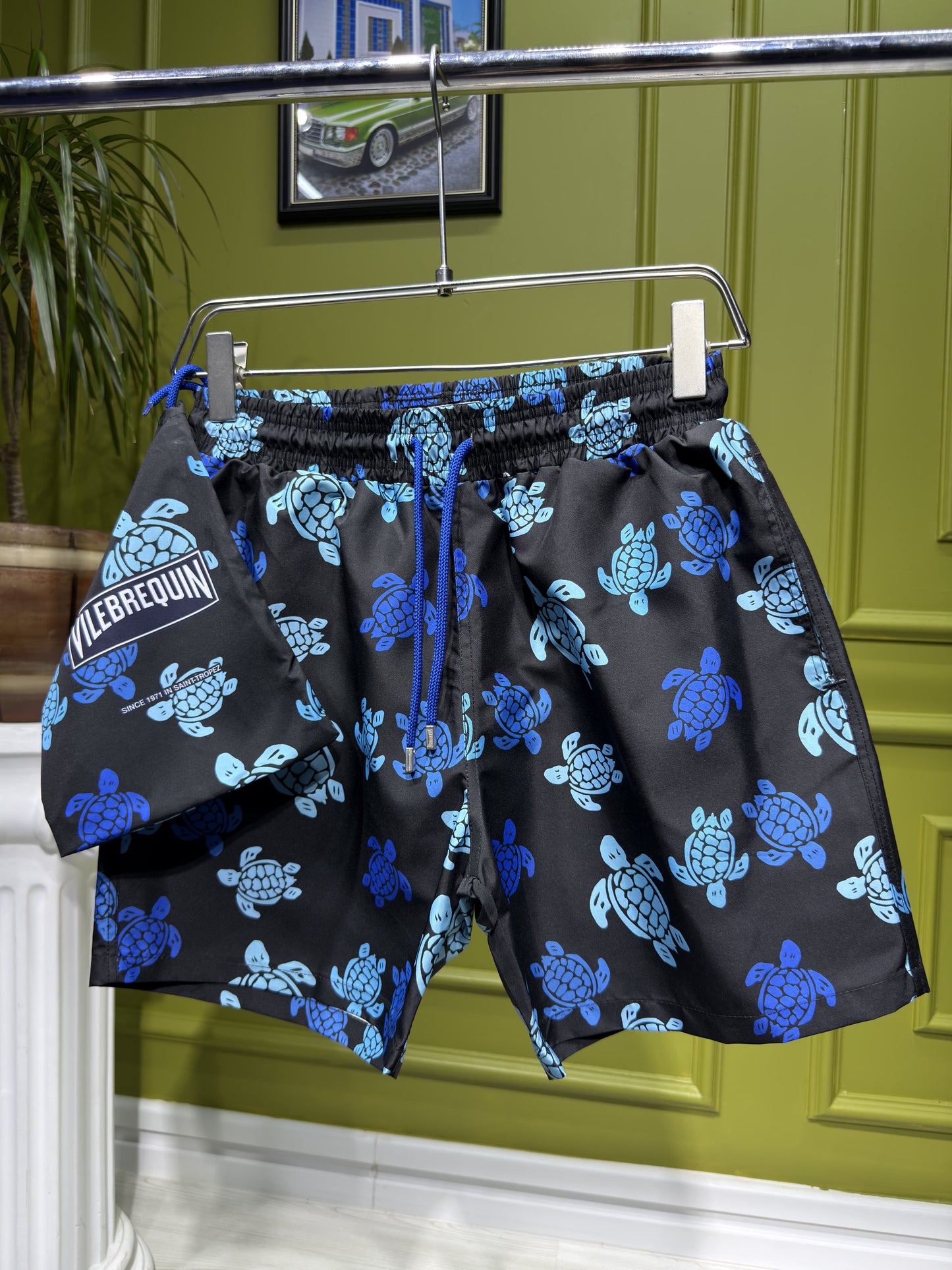 Vilebrequin Black Swim Short For Men